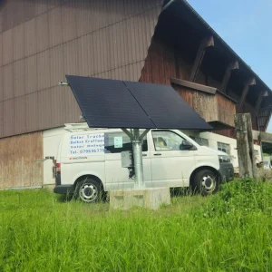 Solar Tracker – Wiese & Garten (800-1500 W) 2-Achsiges High-Performance Nachführsystem